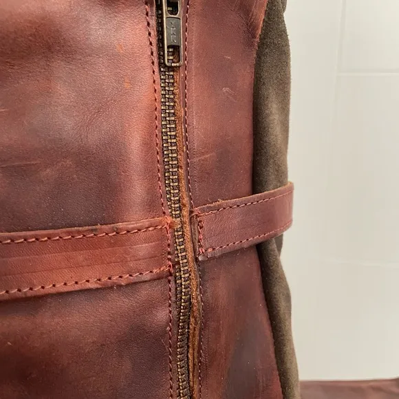 SALE Freebird Brown Leather Ankle wWestern Cowboy Boots