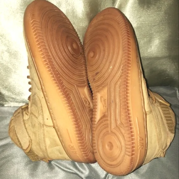 SALE Nike Air Force 1 Sz-4.5Y Wheat  Sneakers
