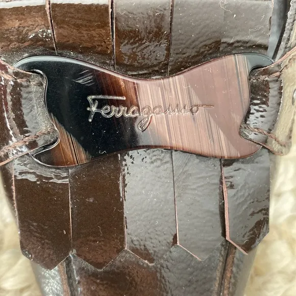 SALVATORE FERRAGAMO | vintage Women's Brown Leather Shoes