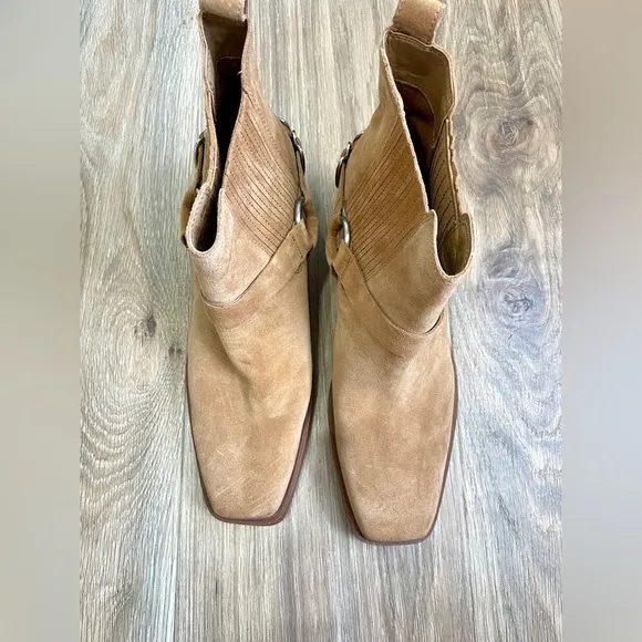 Sam Edelman Bellamie Ankle Boot Camel Women's Size 9 NWOB