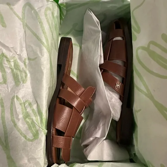 Sam Edelman Dina Fisherman Sandals worn once with box size 7.5