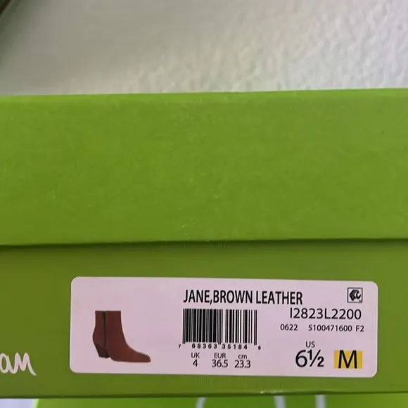 Sam Edelman Jane Fashion Booties , Frontier Brown Size 6.5 New in Box