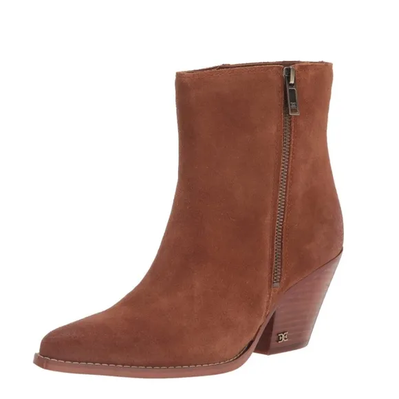Sam Edelman Jane Fashion Booties , Frontier Brown Size 6.5 New in Box