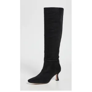 Sam Edelman Lillia Suede Leather Knee High Boots with Chic Heel‎