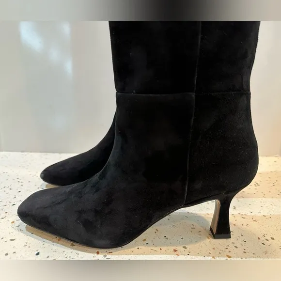 Sam Edelman Lillia Suede Leather Knee High Boots with Chic Heel‎