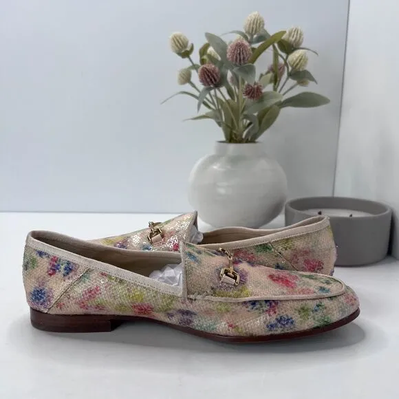 Sam Edelman Loraine Bit Sequin Loafer Sunflower Multi Women's US 7.5