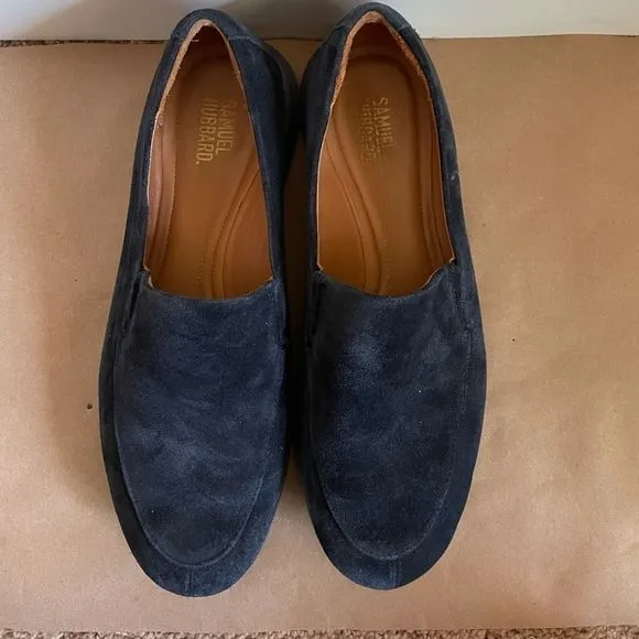 Samuel Hubbard Freedom Loafer Suede Slip On Shoes Blue Women 8