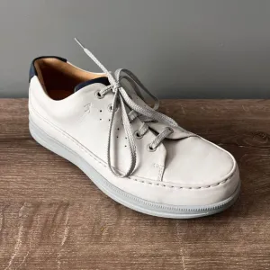 Samuel Hubbard Golf Shoes White Leather “36 Holes” Mens Size 10