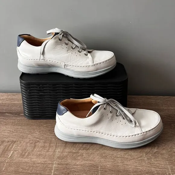 Samuel Hubbard Golf Shoes White Leather “36 Holes” Mens Size 10