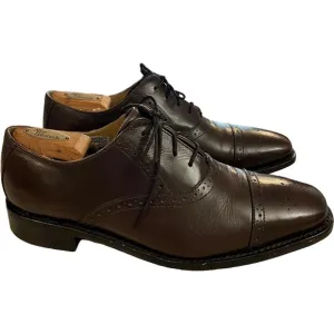 SAMUEL WINDSOR | Classic Cap Toe Oxford Shoes | Size 10 HANDMADE