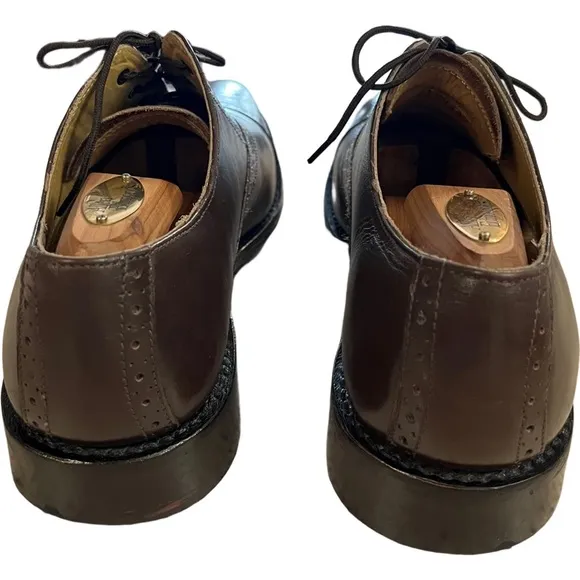 SAMUEL WINDSOR | Classic Cap Toe Oxford Shoes | Size 10 HANDMADE