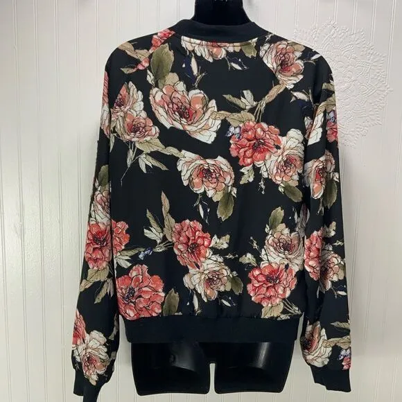 SANCTUARY Floral Bomber jacket