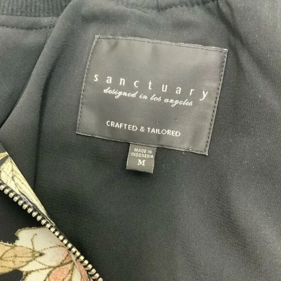 SANCTUARY Floral Bomber jacket