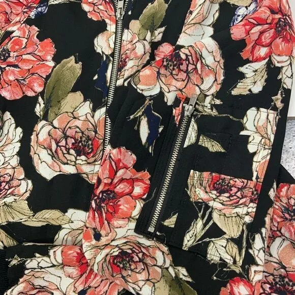 SANCTUARY Floral Bomber jacket
