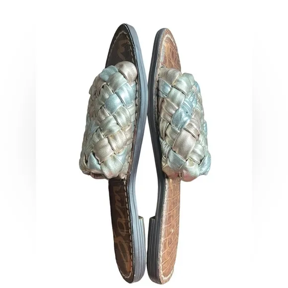 Sandals Sam Edelman Griffin Woven Slides size 7.