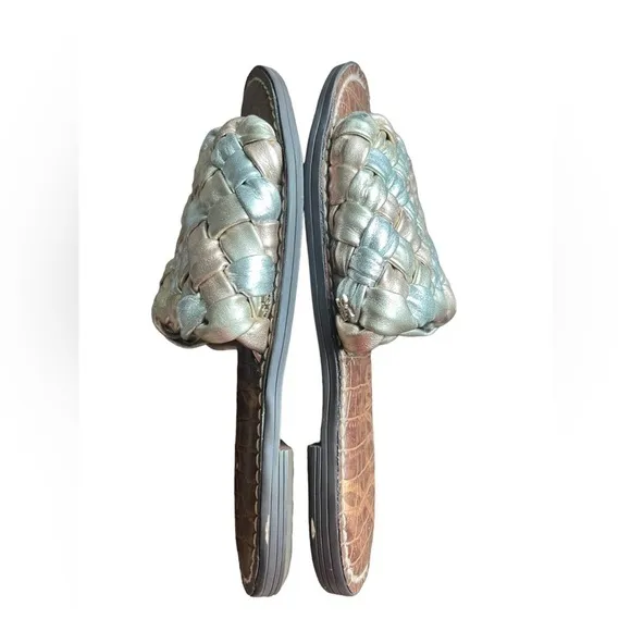 Sandals Sam Edelman Griffin Woven Slides size 7.