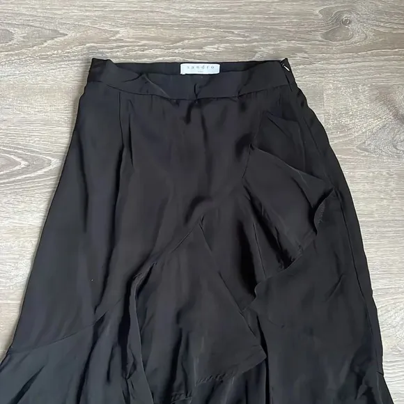 Sandro Asymmetrical ruffle skirt