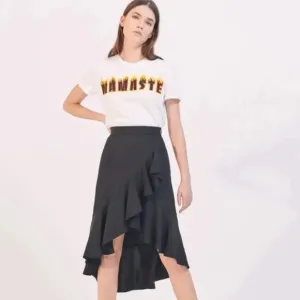 Sandro Asymmetrical ruffle skirt