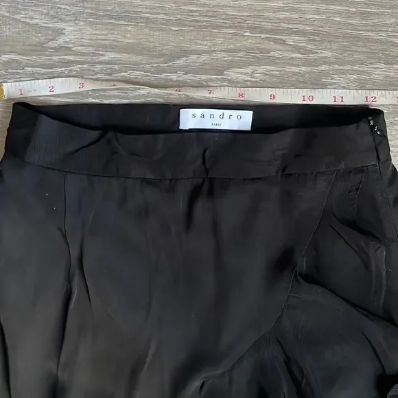 Sandro Asymmetrical ruffle skirt