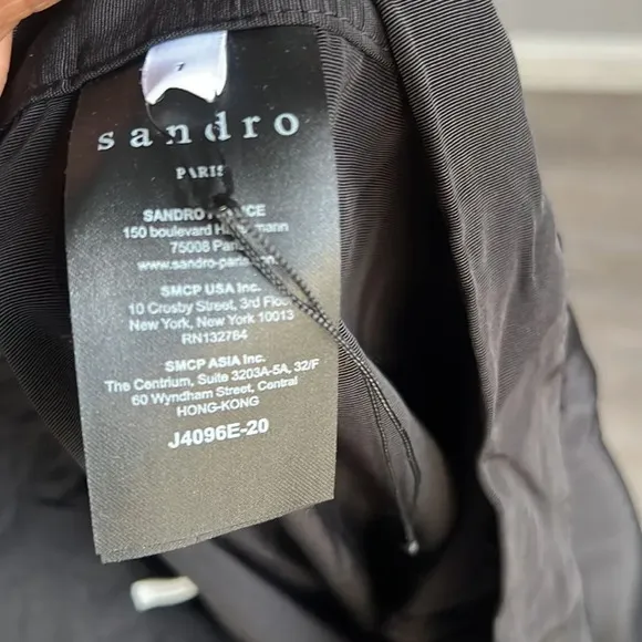Sandro Asymmetrical ruffle skirt