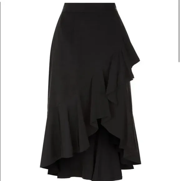 Sandro Asymmetrical ruffle skirt