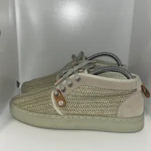 SATORISAN Hamoru Tropic Woven Raffia HighTop Sneaker Shoes Women’s 38 US 7