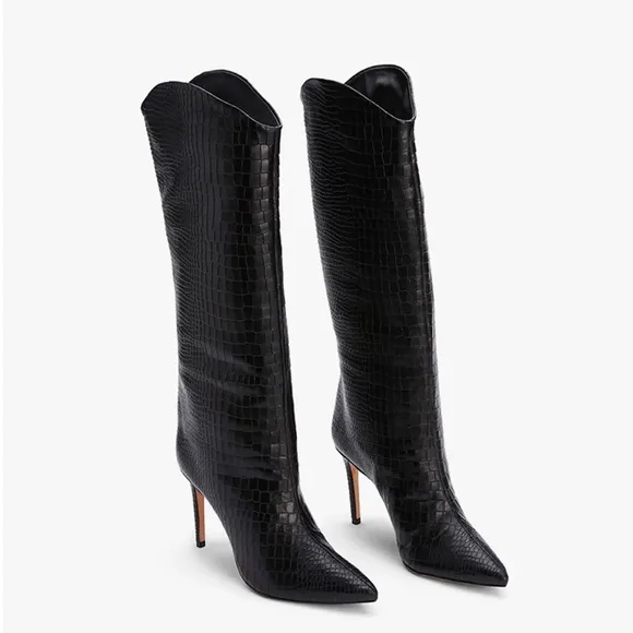 Schutz Maryana Boots in Black