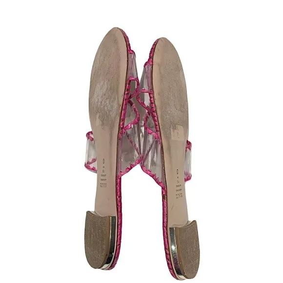 Schutz Pink Aya Sandals Size 11