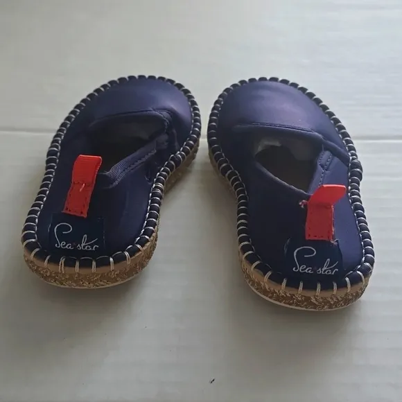 Sea Star Beachware Mariner Espadrille Dark Navy Kids Slip-On Shoes K8