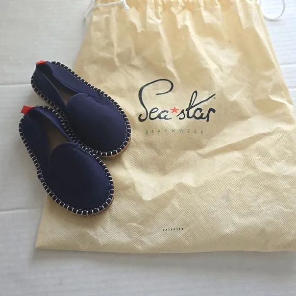 Sea Star Beachware Mariner Espadrille Dark Navy Kids Slip-On Shoes K8