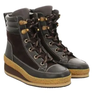 SEE BY CHLOE Brown Wedge Boots .. size 40/US 9.5