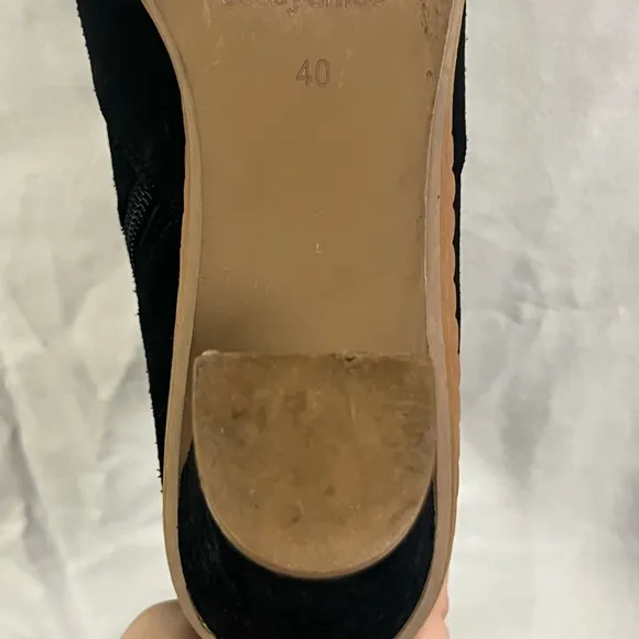 See by Chloe Women’s Stasya Black‎ Suede Scalloped Detail Booties- Size 9.5