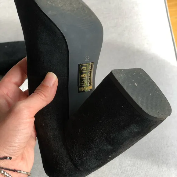 SENSO Chunky Suede Pumps Heels 38 size