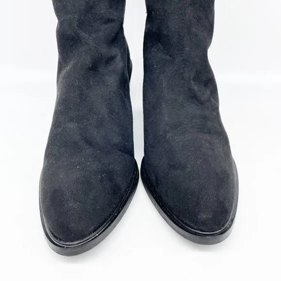 Seychelles Women's Over The Knee Boots Fabric Black Size 10
