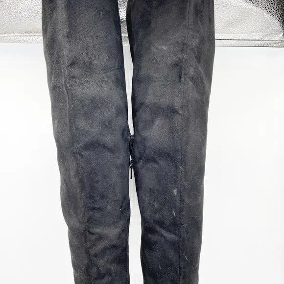 Seychelles Women's Over The Knee Boots Fabric Black Size 10