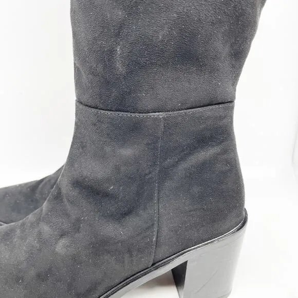 Seychelles Women's Over The Knee Boots Fabric Black Size 10