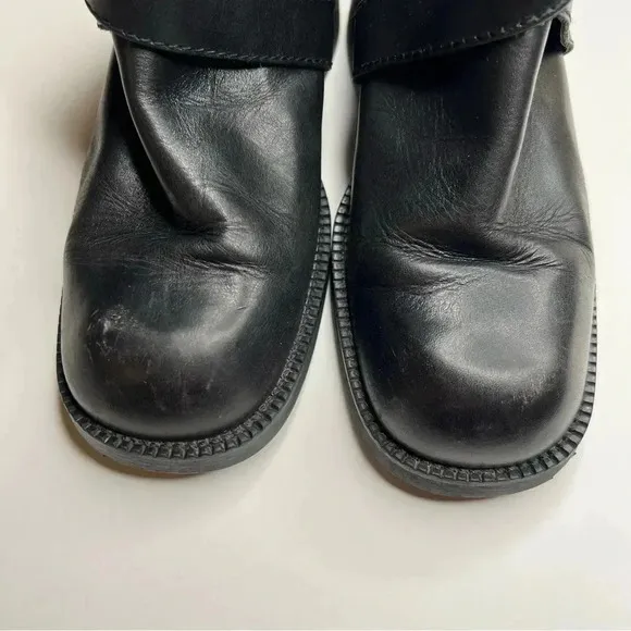 Shelleys London 90s Biker Boot Black Leather 6