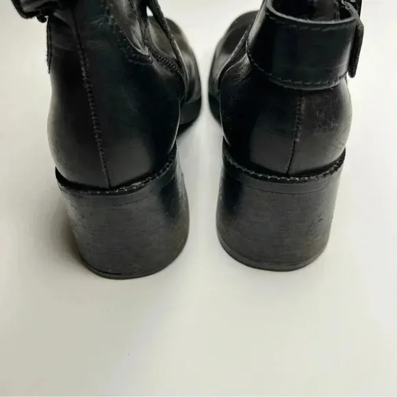 Shelleys London 90s Biker Boot Black Leather 6