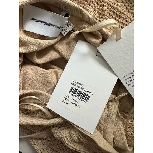 SIGNIFICANT OTHER ABBY HALTER DRESS ￼