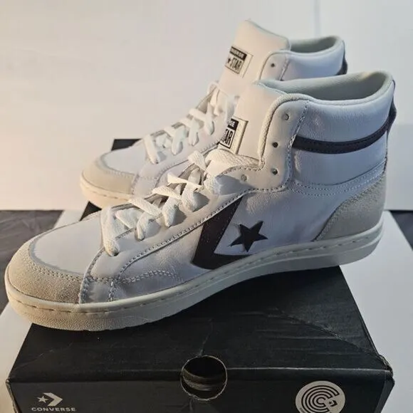 Size 10 Mens - Converse A08644C Pro Blaze Classic Mid White /New / Imperfect Box