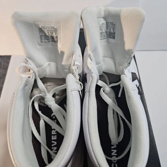 Size 10 Mens - Converse A08644C Pro Blaze Classic Mid White /New / Imperfect Box