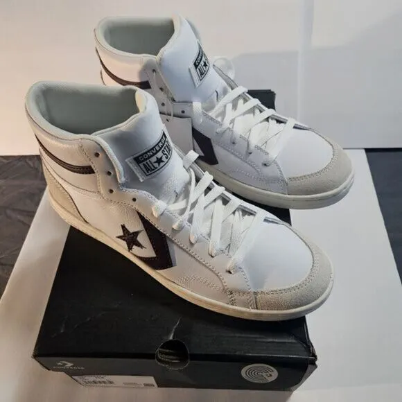 Size 10 Mens - Converse A08644C Pro Blaze Classic Mid White /New / Imperfect Box