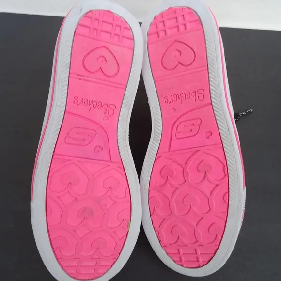 Size 2. Skechers hi-top twinkle toes sneakers shoes.
