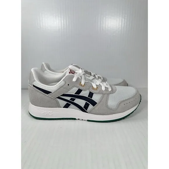 Size 8 Mens Asics Lyte Classic Gray White Suede Shoes Sneakers Athletic NEW