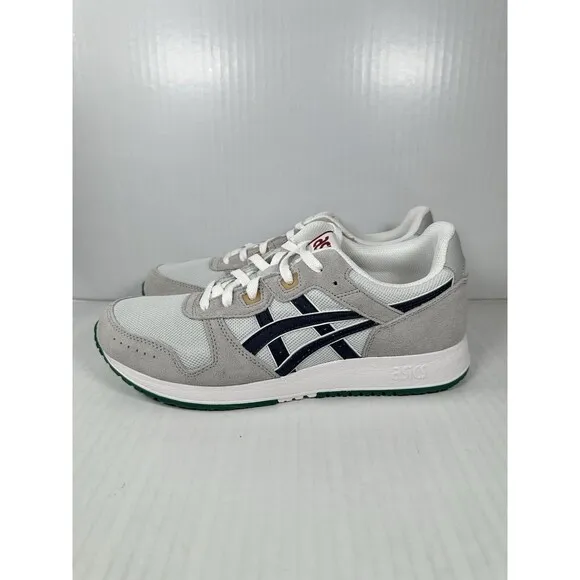 Size 8 Mens Asics Lyte Classic Gray White Suede Shoes Sneakers Athletic NEW