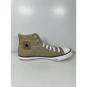 Size 8 Mens Converse CTAS Patch Hi Top Jacquard Sneaker Shoes Army Olive Green