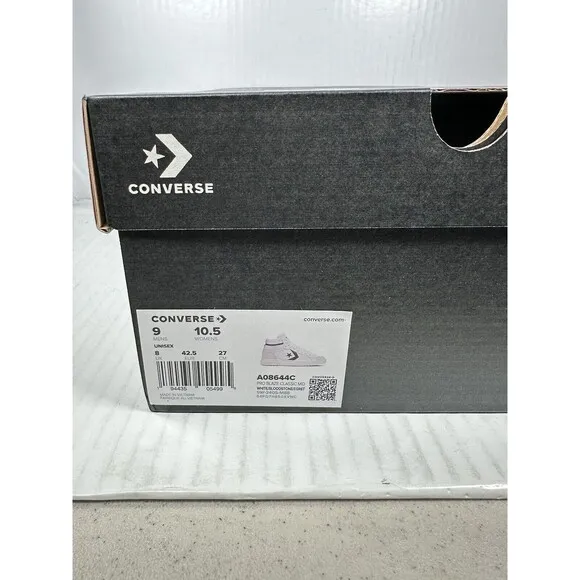 Size 9 Mens Converse Pro Blaze Classic Mid Shoes White Bloodstone Egret A08644C
