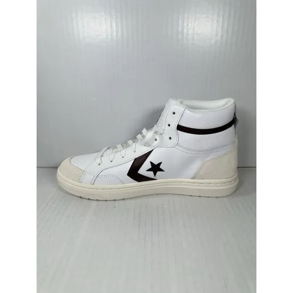 Size 9 Mens Converse Pro Blaze Classic Mid Shoes White Bloodstone Egret A08644C