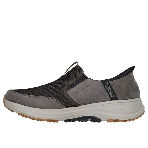Skechers GO WALK Outdoor - Andes II 216425-BRN Men 9.5 Brown Walking Shoe KHD123