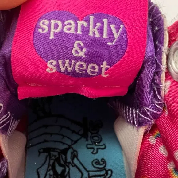 Skechers Shoe Baby 5 Girl Twinkle Toes Rainbow High Top Sparkle Sneaker Core No